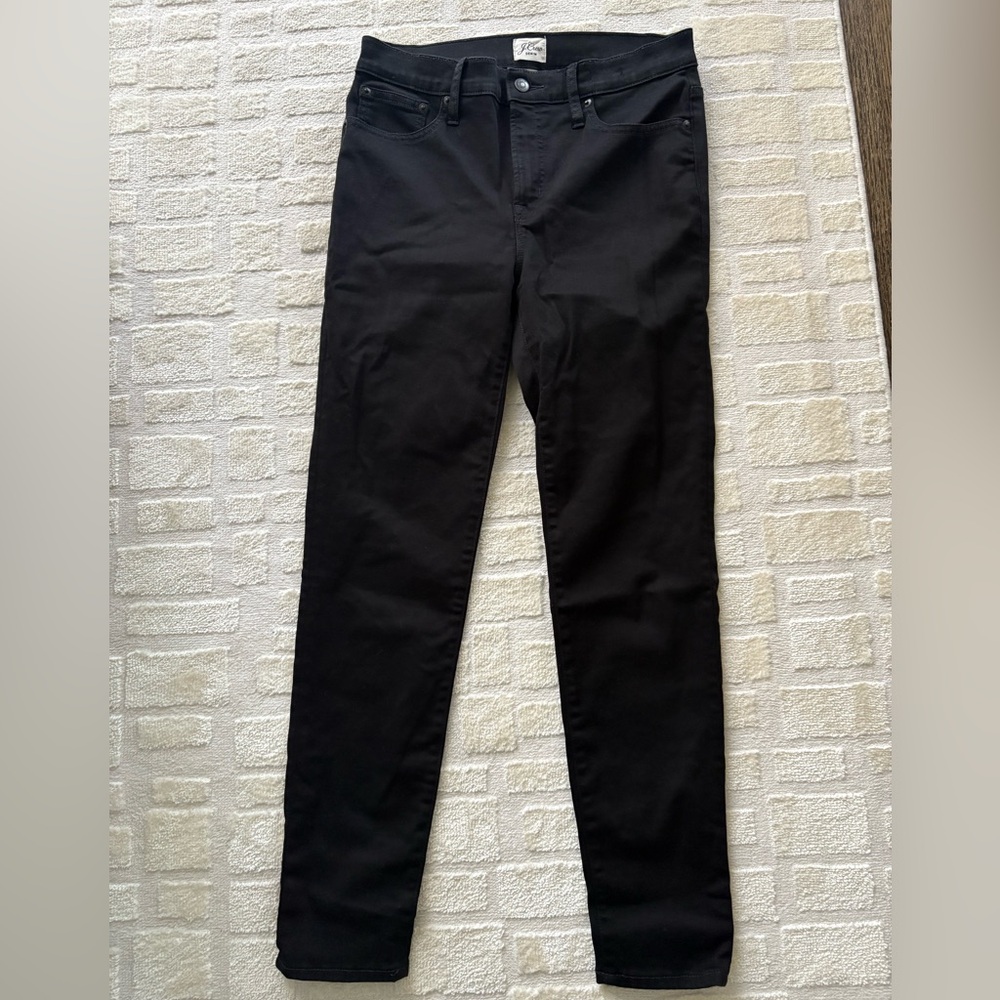 J. Crew Black Toothpick Jeans 29 like new